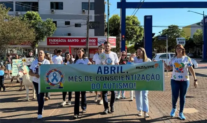 4ª Caminhada de Conscientização sobre o Autismo envolve famílias e comunidade