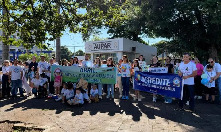 4ª Caminhada de Conscientização sobre o Autismo envolve famílias e comunidade