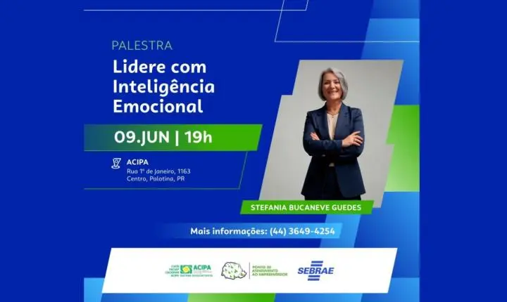 ACIPA promove palestra gratuita sobre liderança e inteligência emocional