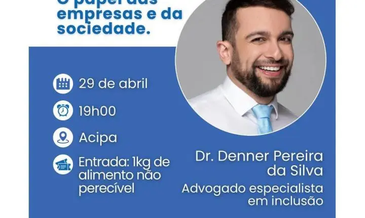 ACIPA promove palestra sobre autismo e inclusão produtiva