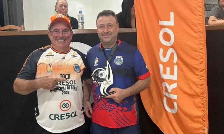 Adilson Ramos conquista o título do Municipal de Bocha Individual 2026 em Palotina
