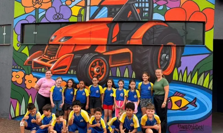 Alunos de Maripá vivenciam a adrenalina em aula prática