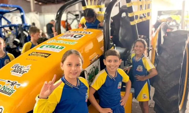 Alunos de Maripá vivenciam a adrenalina em aula prática