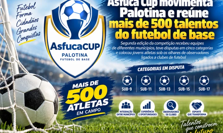 Asfuca Cup movimenta Palotina e reúne mais de 500 talentos do futebol de base