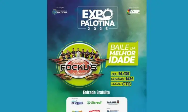 Baile da Melhor Idade promete tarde especial na Expo Palotina 2026