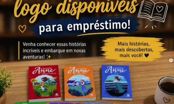 Biblioteca de Palotina recebe coleção completa de Anne e amplia acesso a um clássico da literatura