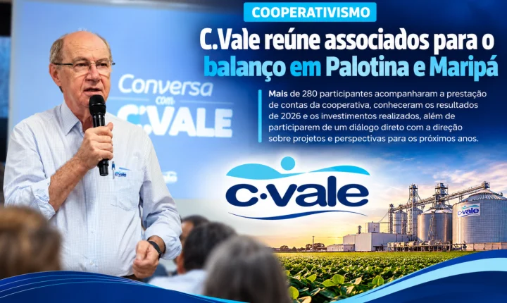 C.Vale reúne associados para o balanço em Palotina e Maripá