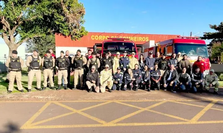 Café da manhã emociona forças de segurança em Palotina