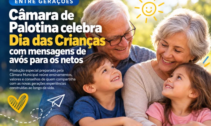 Câmara de Palotina celebra Dia das Crianças com mensagens de avós para os netos