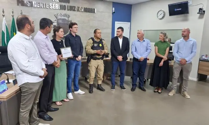 Câmara de Palotina concede Moção de Aplausos à Patrulha Rural da PM