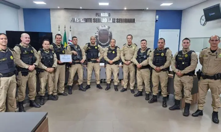 Câmara de Palotina concede Moção de Aplausos à Patrulha Rural da PM