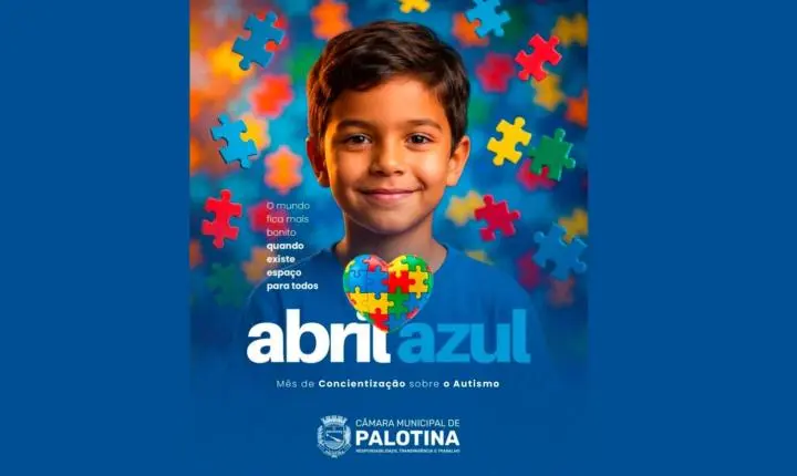 Câmara de Palotina reforça a conscientização sobre o autismo