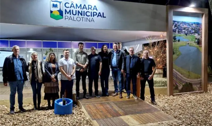 Câmara inaugura estande na Expo Palotina 2026