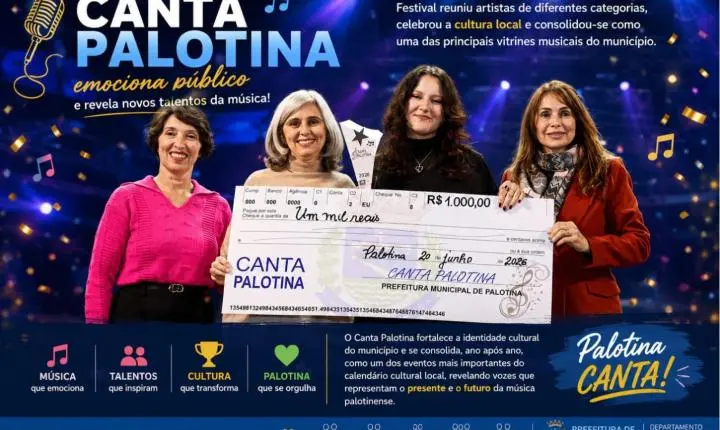 Canta Palotina emociona público e revela novos talentos da música