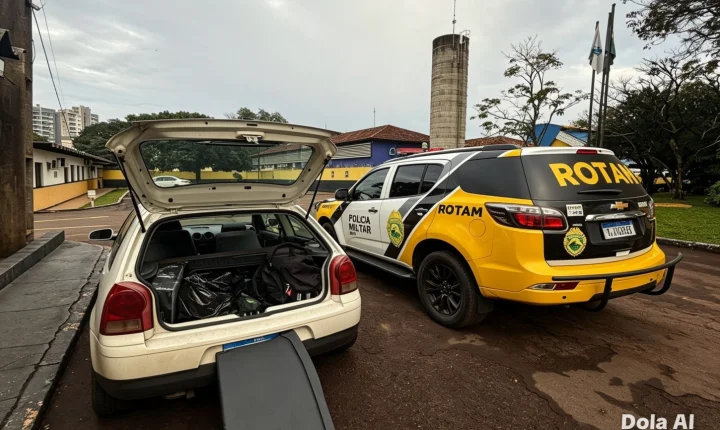 Carga milionária do contrabando é interceptada pela Polícia Rodoviária