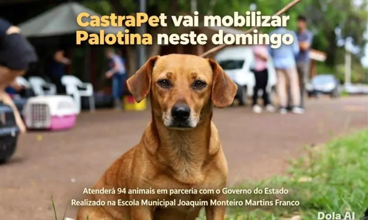 CastraPet vai mobilizar Palotina neste domingo