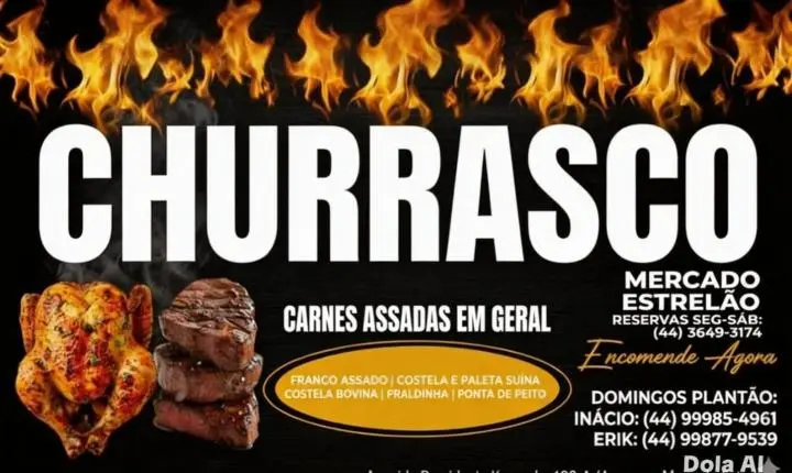 Churrasco de domingo sem complicação: Inácio e Erik garantem sabor e praticidade em Palotina