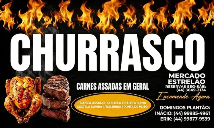 Churrasco de domingo tem sabor especial em Palotina