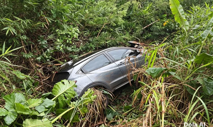 Colisão na PR-239 deixa motorista ferido no Oeste