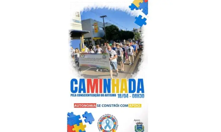 Conscientização do autismo ganha destaque com mobilização em Palotina