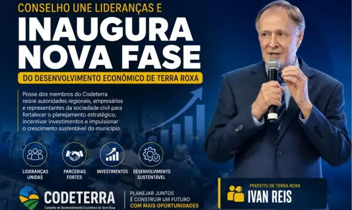 Conselho une lideranças e inaugura nova fase do desenvolvimento econômico de Terra Roxa