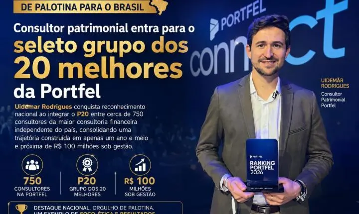 Consultor patrimonial entra para o seleto grupo dos 20 melhores da Portfel