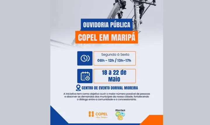 Copel abre Ouvidoria Pública em Maripá