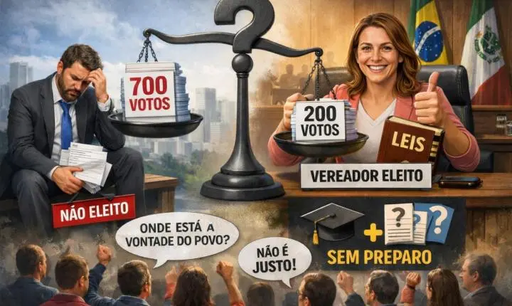 Diferença de votos entre eleitos e não eleitos causa insatisfação
