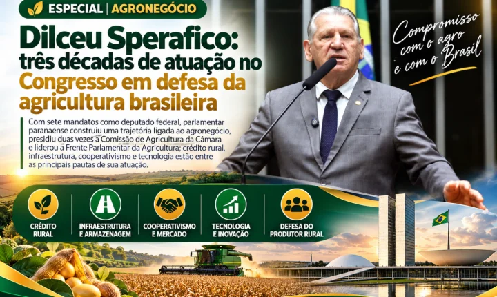 Dilceu Sperafico: três décadas de atuação no Congresso em defesa da agricultura brasileira