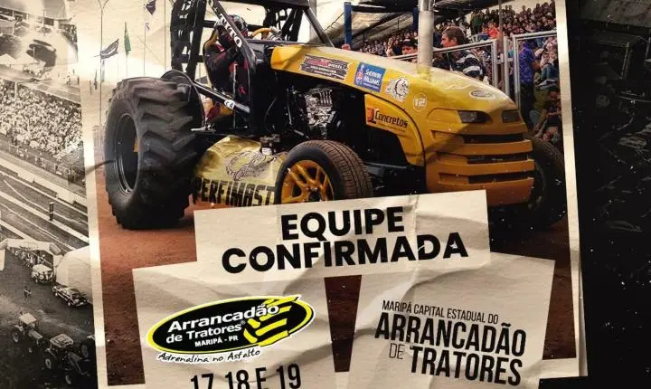 Equipe Titos Racing confirma presença e promete espetáculo de velocidade no Arrancadão de Tratores