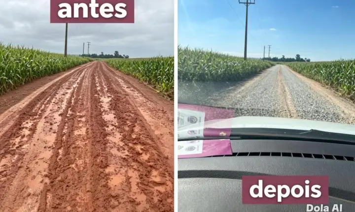 Estradas rurais recebem melhorias emergenciais em São Camilo