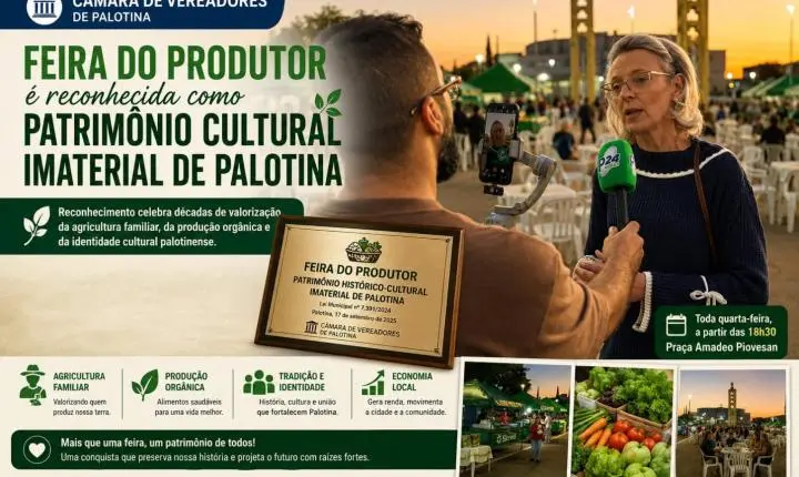 Feira do Produtor é reconhecida como Patrimônio Cultural Imaterial de Palotina