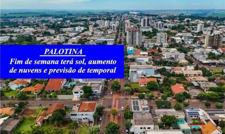 Fim de semana terá sol, aumento de nuvens e previsão de temporal