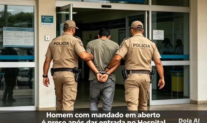 Homem com mandado em aberto é preso após dar entrada no Hospital