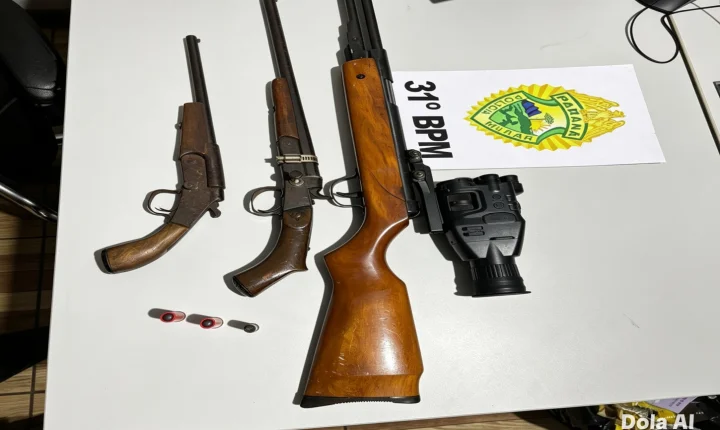 Homem é preso por violência doméstica e arsenal irregular é apreendido