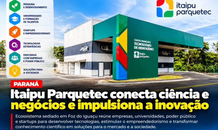 Itaipu Parquetec conecta ciência, negócios e impulsiona a inovação
