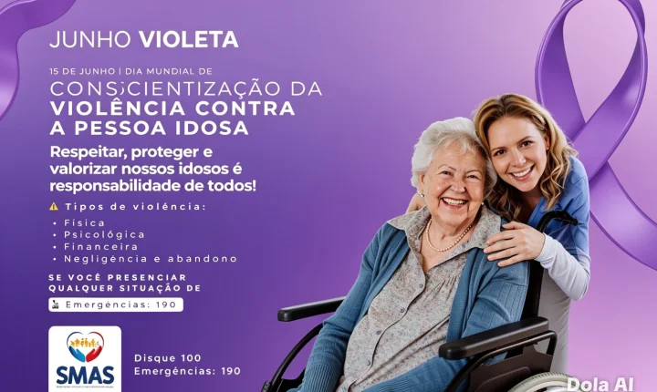 Junho Violeta mobiliza Palotina na defesa dos direitos e da dignidade da pessoa idosa