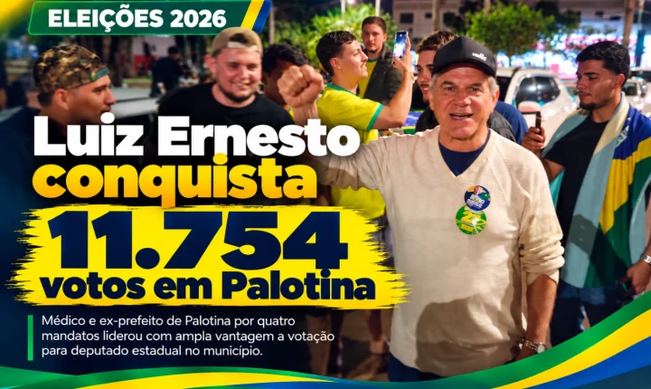 Luiz Ernesto conquista 11.754 mil votos em Palotina