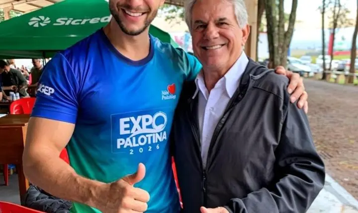 Luiz Ernesto prestigia Expo Palotina 2026 e elogia organização do evento