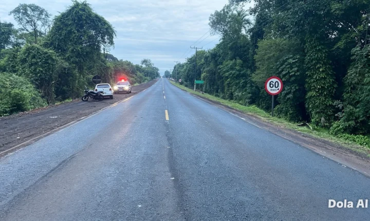 Madrugada violenta na PR-317 deixa dois feridos em acidente