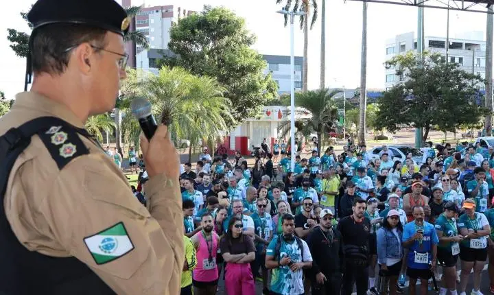 Mais de 800 atletas participam da 2ª edição do “Corra com a Polícia Militar” em Palotina