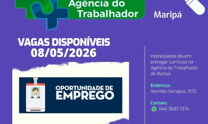 Maripá amplia oportunidades com dezenas de vagas de emprego abertas