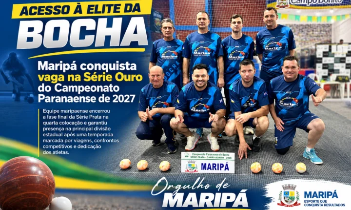 Maripá conquista vaga na Série Ouro do Campeonato Paranaense de 2027