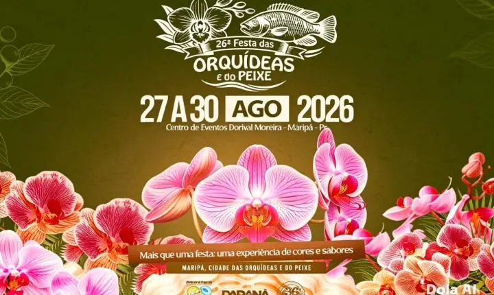 Maripá prepara a 26ª edição da Festa das Orquídeas e do Peixe
