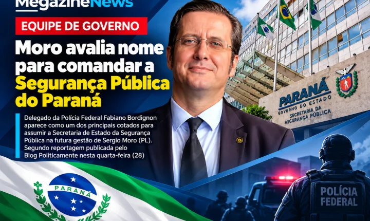 Moro avalia nome para comandar a Segurança Pública do Paraná