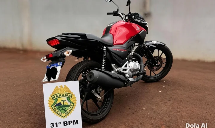 Motociclista sem CNH é Abordado pela PM em bairro de Palotina