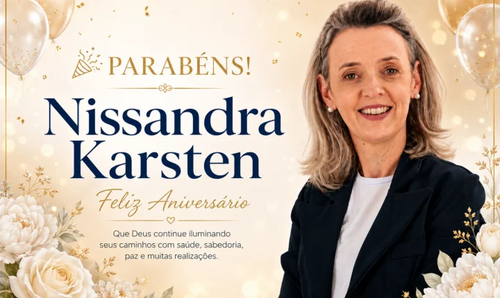 Nissandra Karsten celebra mais um ano de vida neste domingo, dia 28