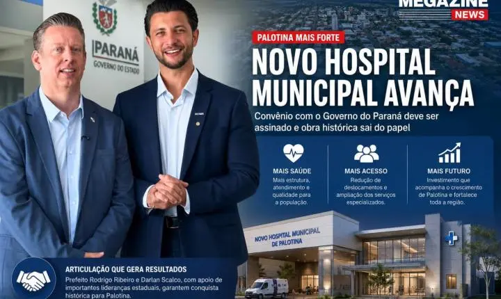Novo Hospital de Palotina avança e convênio deve ser oficializado no Palácio Iguaçu