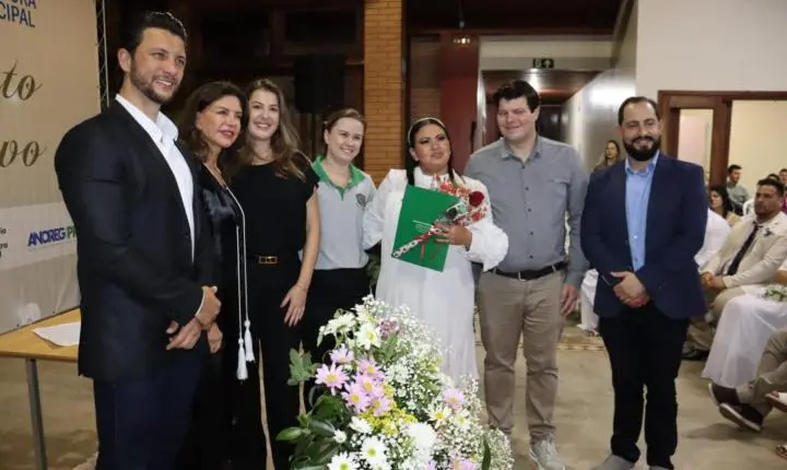 O amor ganha força em Palotina com casamento coletivo de 50 casais no Justiça no Bairro