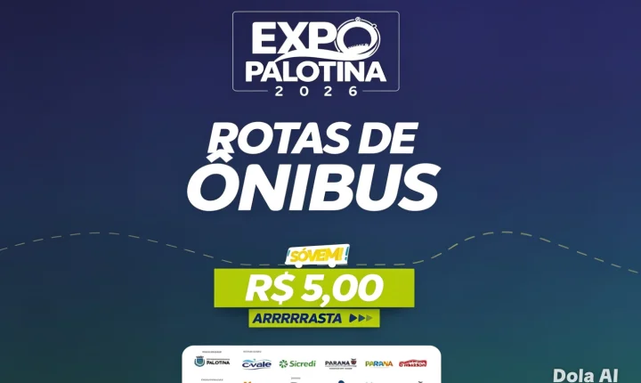 Ônibus garantem acesso à Expo Palotina 2026 com rotas especiais para os quatro dias de festa
